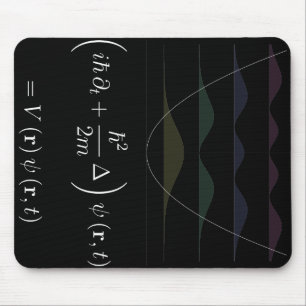 mousepad, Schrodinger equation, harmonic potential Mouse Mat