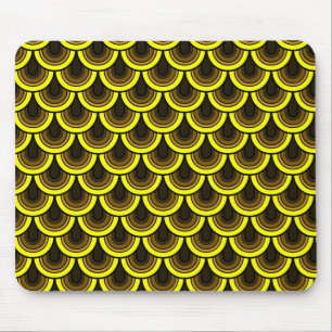Mousepad  Seamless retro pattern