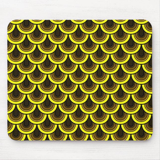 Mousepad  Seamless retro pattern (Front)