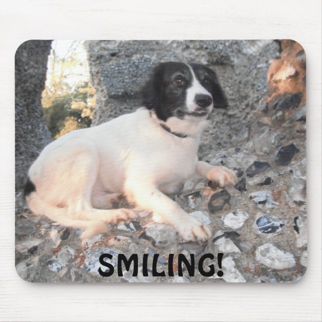 Mousepad Sprollie Visiting Castle Smiling (Front)