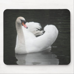 Mousepad Swan Swimming