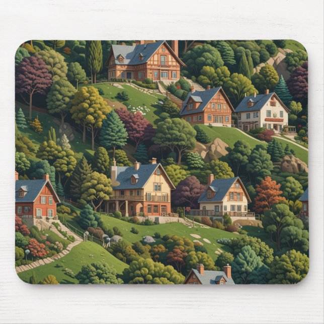 Mousepad(The House Like a Picture) Mouse Mat (Front)