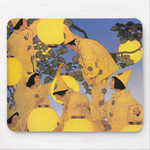 Mousepad: The Lantern Bearers - Maxfield Parrish Mouse Mat