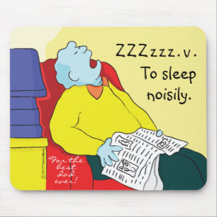 Mousepad "Toon/Dad-To Sleep Noisily"