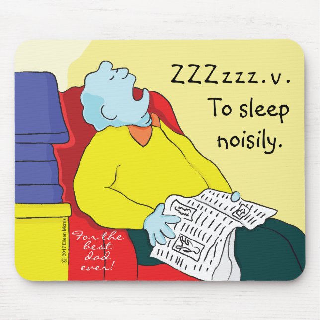 Mousepad "Toon/Dad-To Sleep Noisily" (Front)