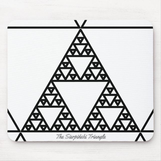 Mousepad Triangle de Sierpiński (Front)