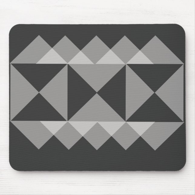 Mousepad - Triangle Pattern in Your Colour (Front)