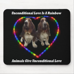 Mousepad Unconditional Love Is A Rainbow