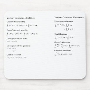 Mousepad: vector calculus mouse mat