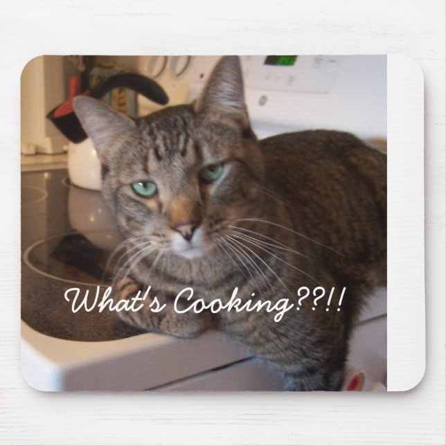 Mousepad- What's Cooking??!! Mouse Mat (Front)