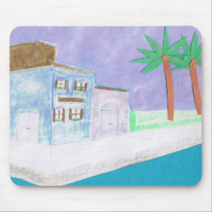 Mousepad with a Caribbean Scene