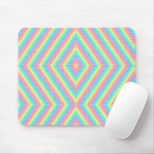 Mousepad with a colourful, psychedelic design