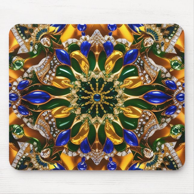 Mousepad with Brazil Colours Design (Front)