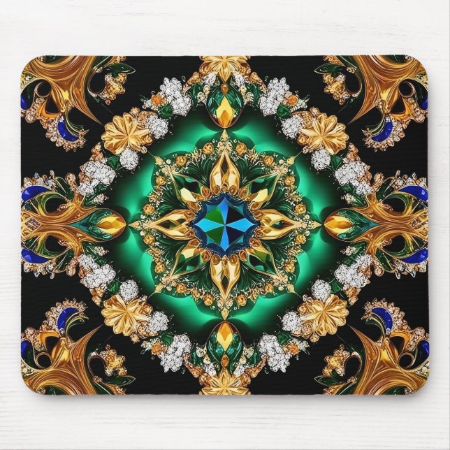 Mousepad with Brazil Colours Design (Front)