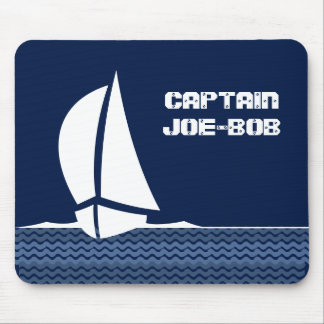 Mousepad with Captain's Name on it