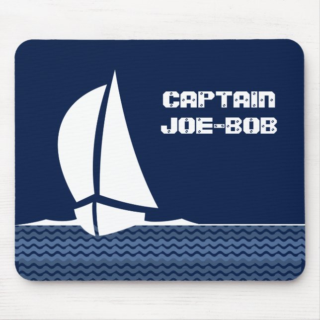Mousepad with Captain's Name on it (Front)