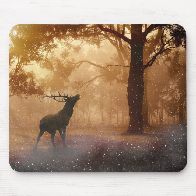 Mousepad with Deer / Mousepad Hirsch (Front)