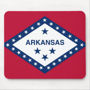 Mousepad with Flag of Arkansas State - USA