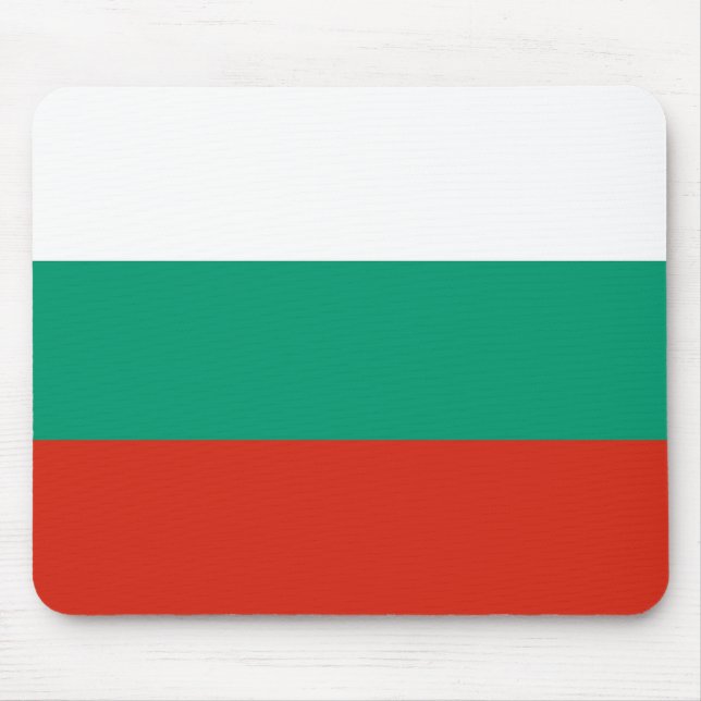 Mousepad with Flag of Bulgaria (Front)