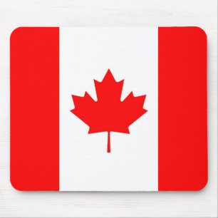 Mousepad with Flag of Canada