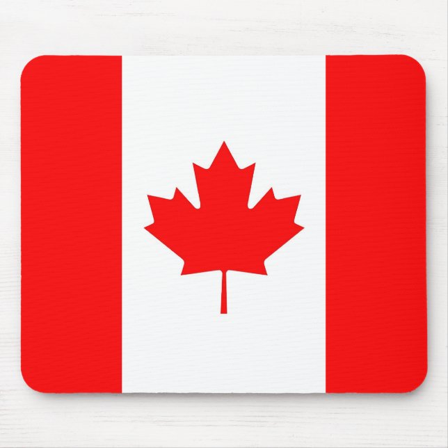 Mousepad with Flag of Canada (Front)
