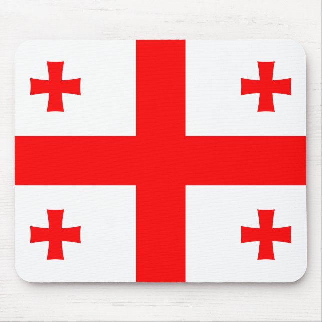 Mousepad with Flag of Georgia (Front)