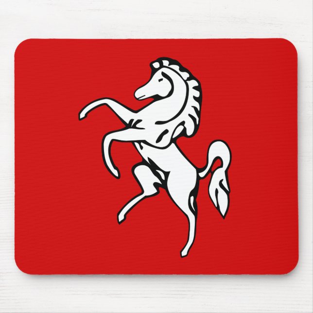 Mousepad with Flag of Kent, England (Front)