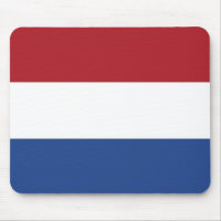 Mousepad with Flag of Netherlands