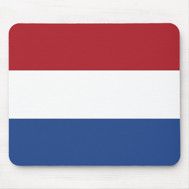 Mousepad with Flag of Netherlands (Front)