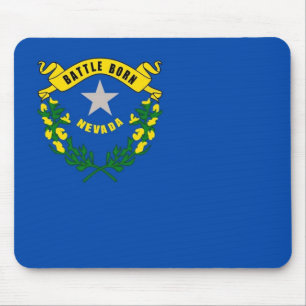 Mousepad with Flag of Nevada State - USA