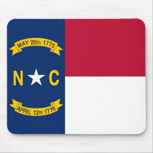 Mousepad with Flag of North Carolina State - USA
