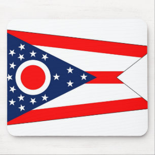 Mousepad with Flag of Ohio State - USA