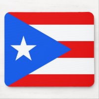 Mousepad with Flag of Puerto Rico - USA