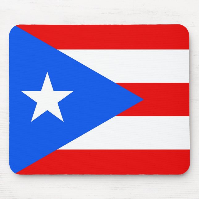 Mousepad with Flag of Puerto Rico - USA (Front)