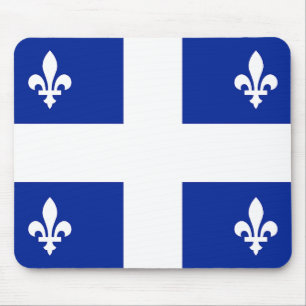 Mousepad with Flag of Quebec, Canada