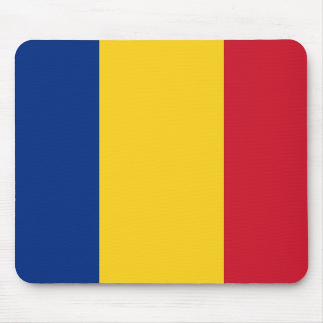 Mousepad with Flag of Romania (Front)