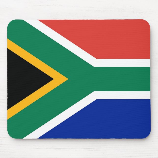 Mousepad with Flag of South Africa (Front)