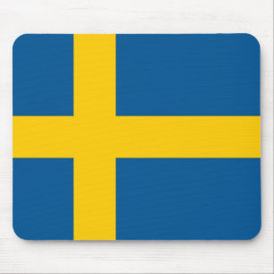 Mousepad with Flag of Sweden