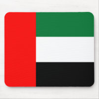 Mousepad with Flag of United Arab Emirates