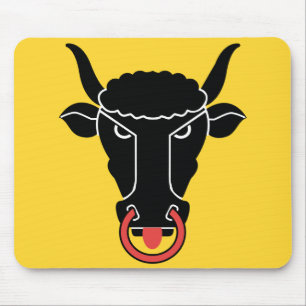 Mousepad with Flag of Uri Canton, Switzerland
