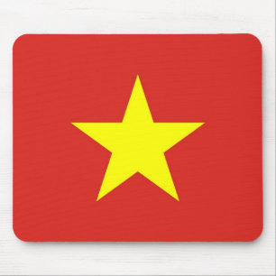 Mousepad with Flag of Vietnam