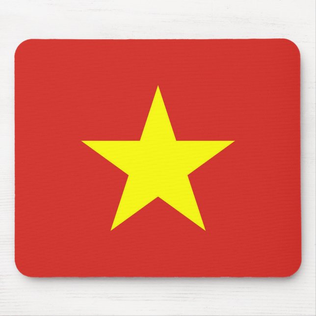 Mousepad with Flag of Vietnam (Front)