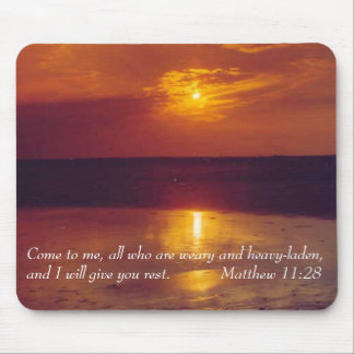 Mousepad with Inspirational verse