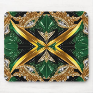 Mousepad with Jamaican Colours Design