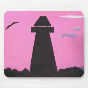Mousepad with Lighthouse Design