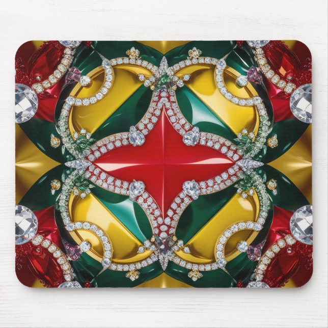 Mousepad with Los Angeles Colours Design (Front)