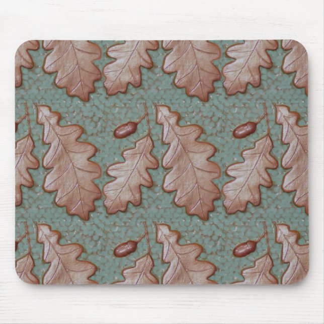 Mousepad With Oak Leaf print (Front)
