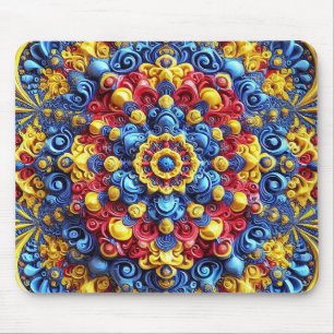 Mousepad with Romanian Colours Design