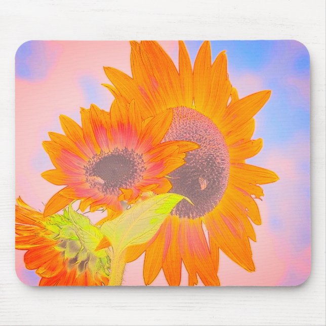Mousepad with Sunflowers  (Front)