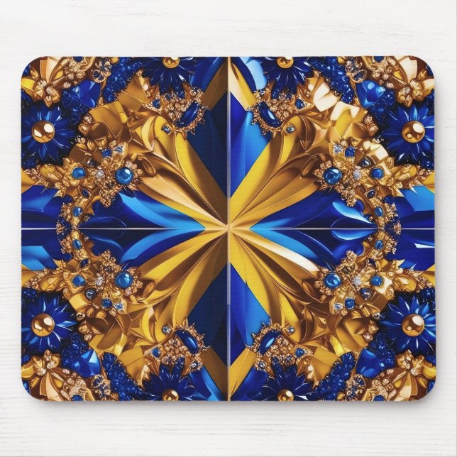 Mousepad with Sweden Colours Design (Front)